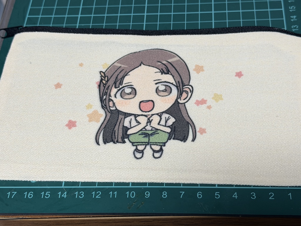 学マスちびキャラフラットポーチ