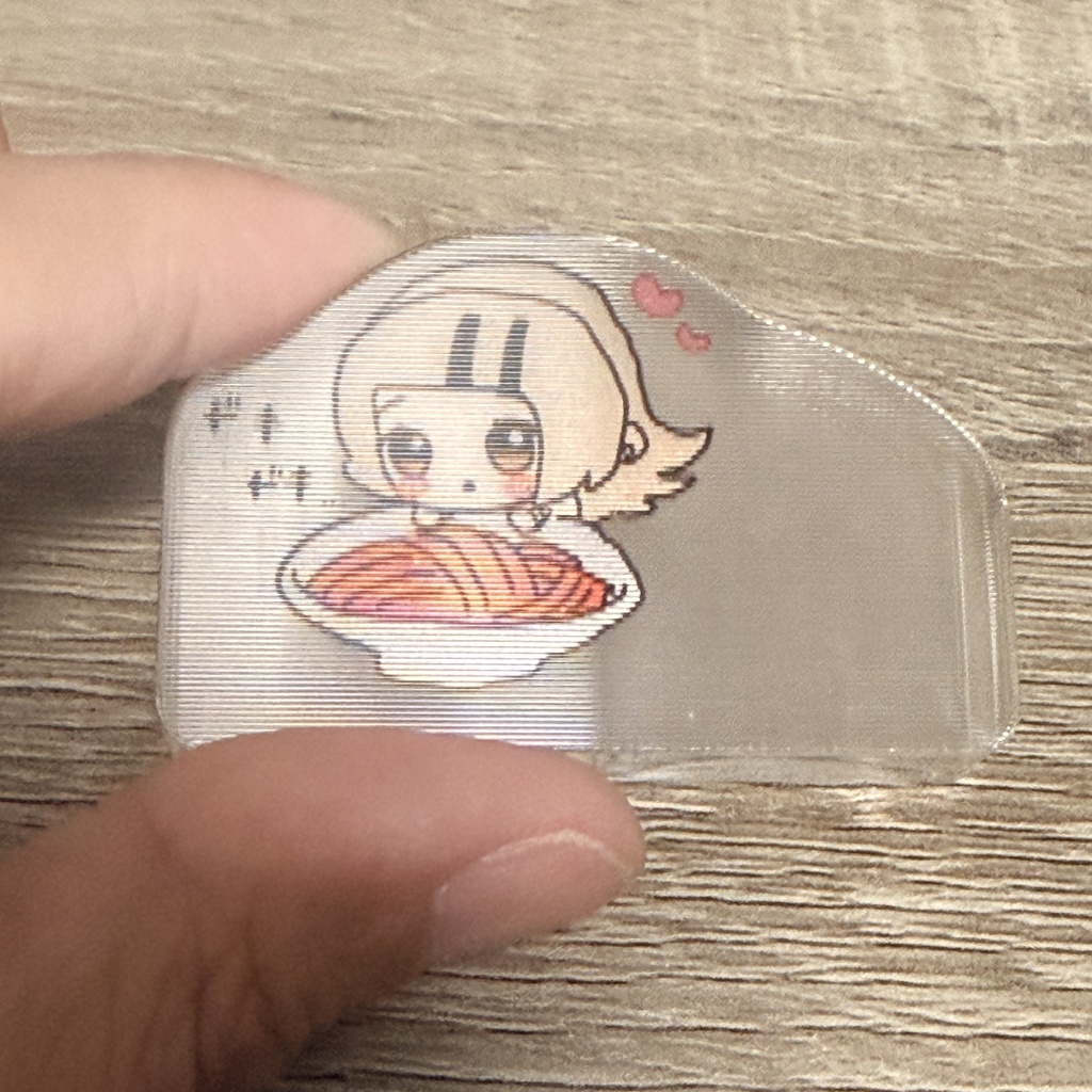 担々麺澤さんレンチキュラーアクリルブロック