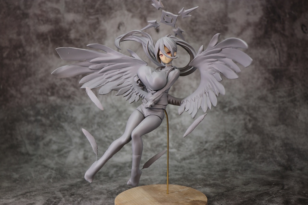 羽川ハスミ(体操服 1/7スケール ガレージキット