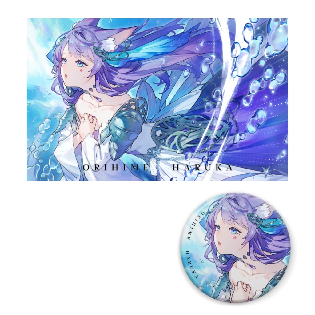 【ブライニクル】アクリルフォトパネル+缶バッジセット