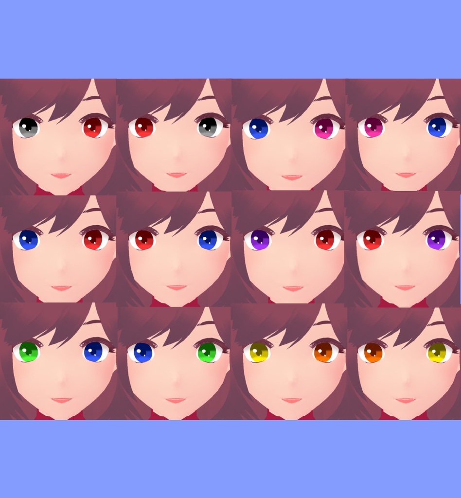 [Vroid] Heterochromia Eyes