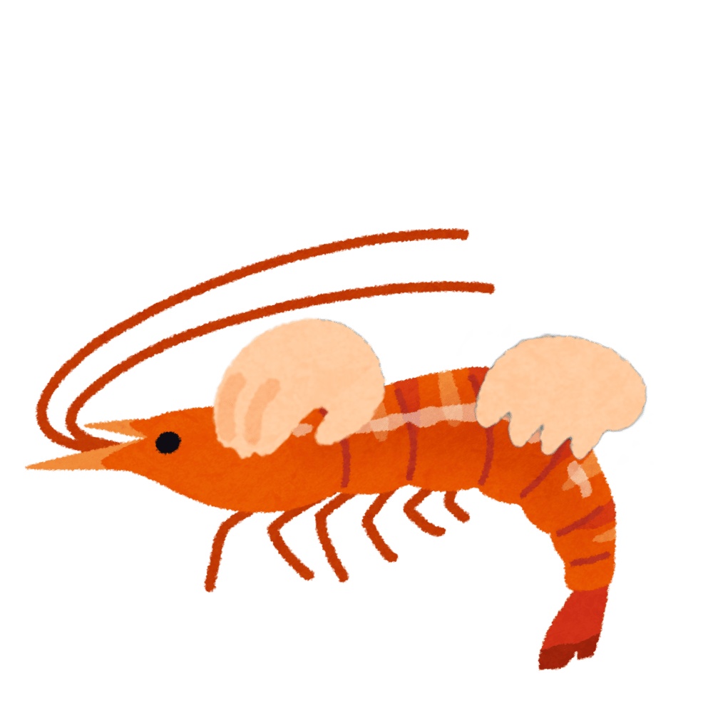 APNGで揉めるエビ