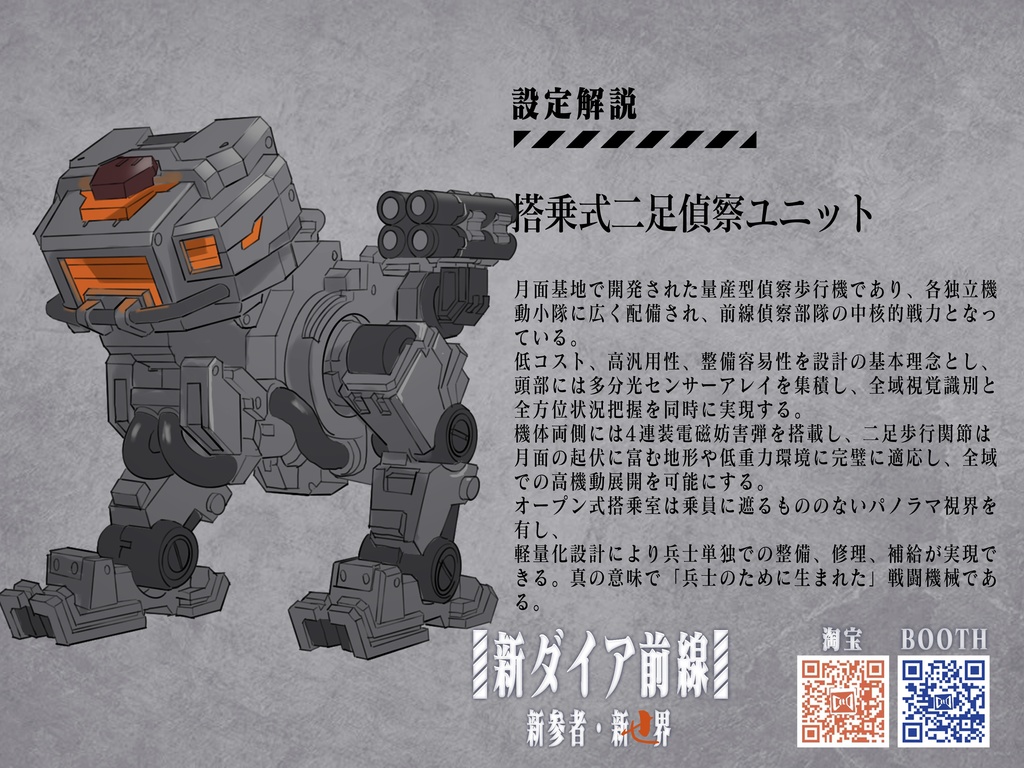 新ダイア前線 キット07 搭乗式二足偵察ユニット