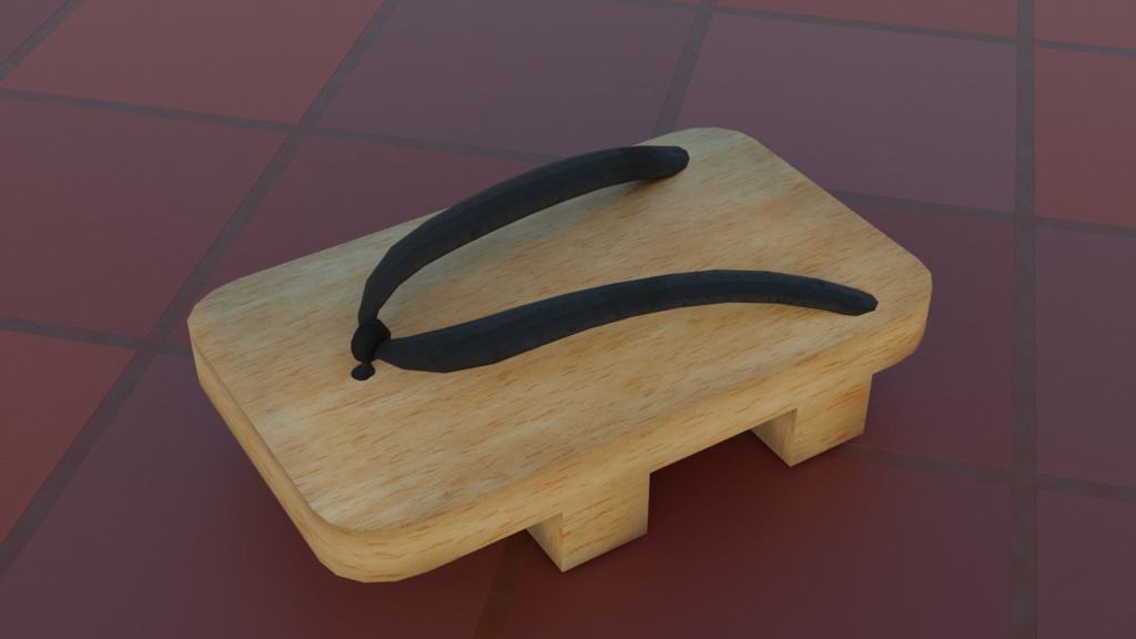 下駄(3Dデータ)