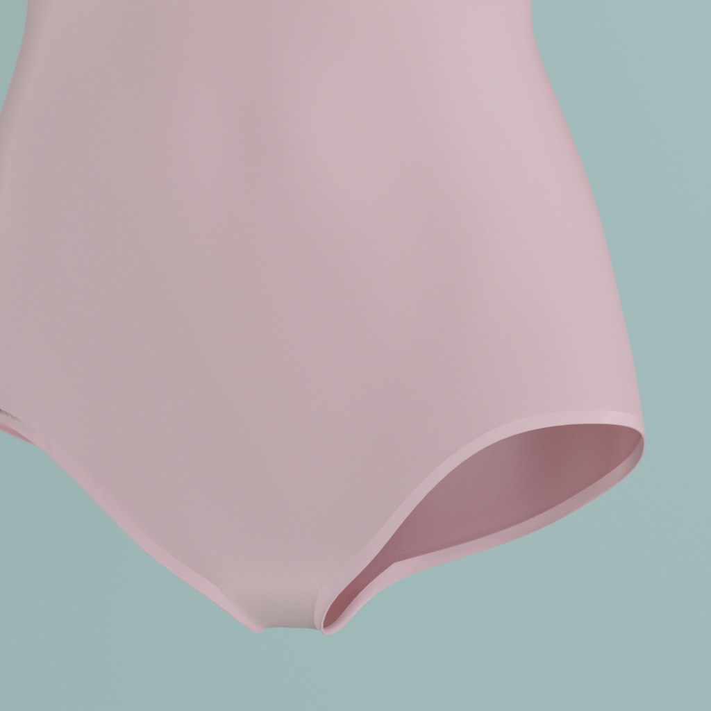 ピンクのレオタード(3Dデータ)