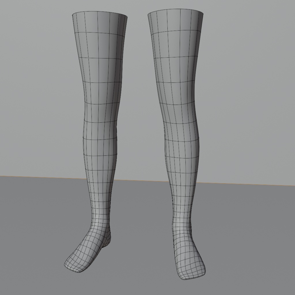 ニーハイ(3Dデータ)