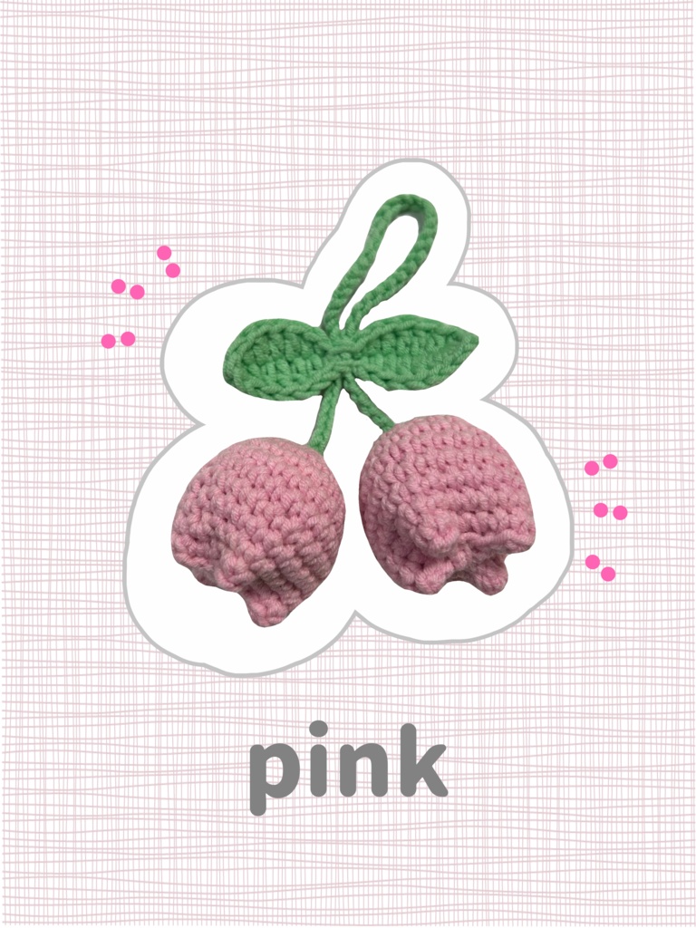 園鳴概念チャーム🌷(ピンク)