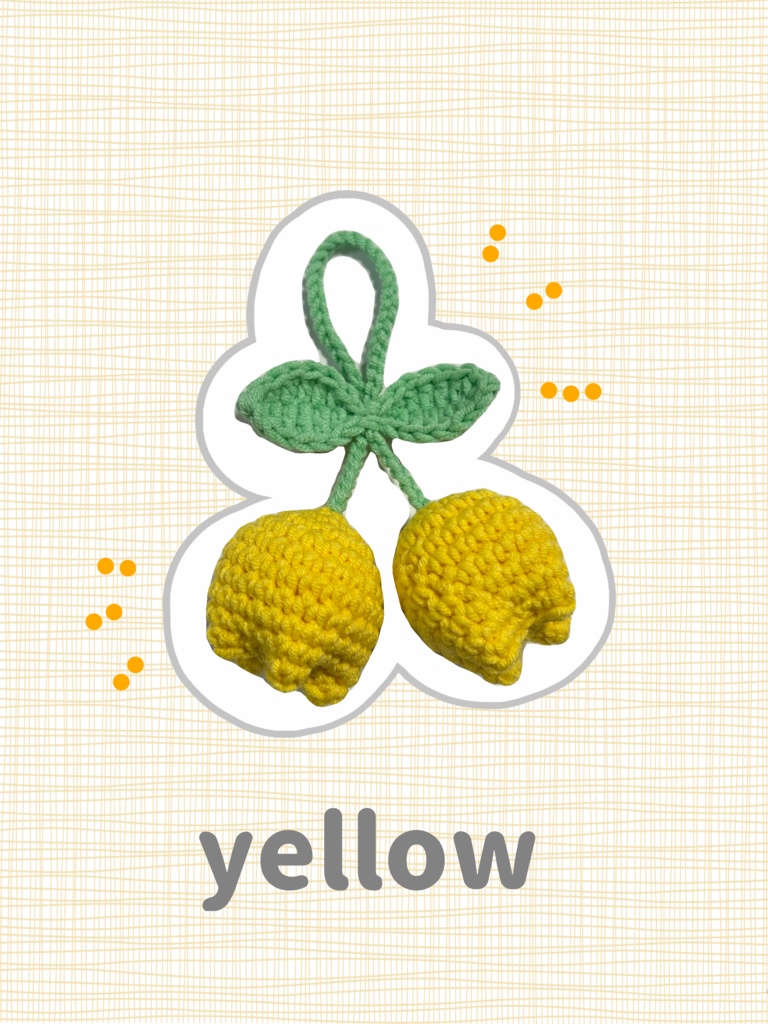 園鳴概念チャーム🌷(イエロー)