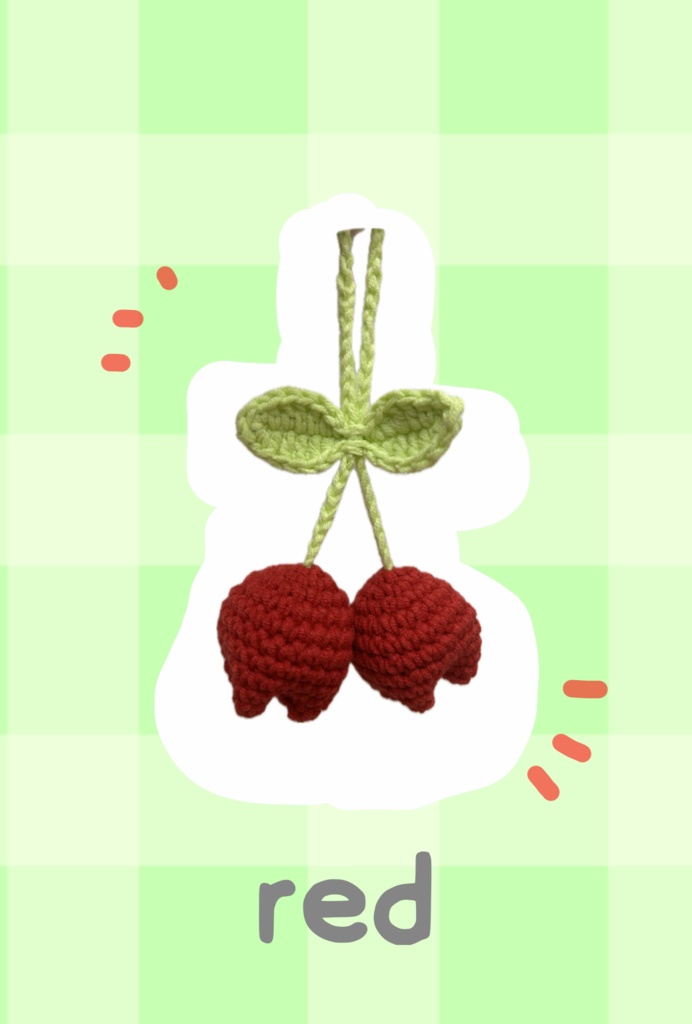 園鳴概念チャーム🌷（赤）