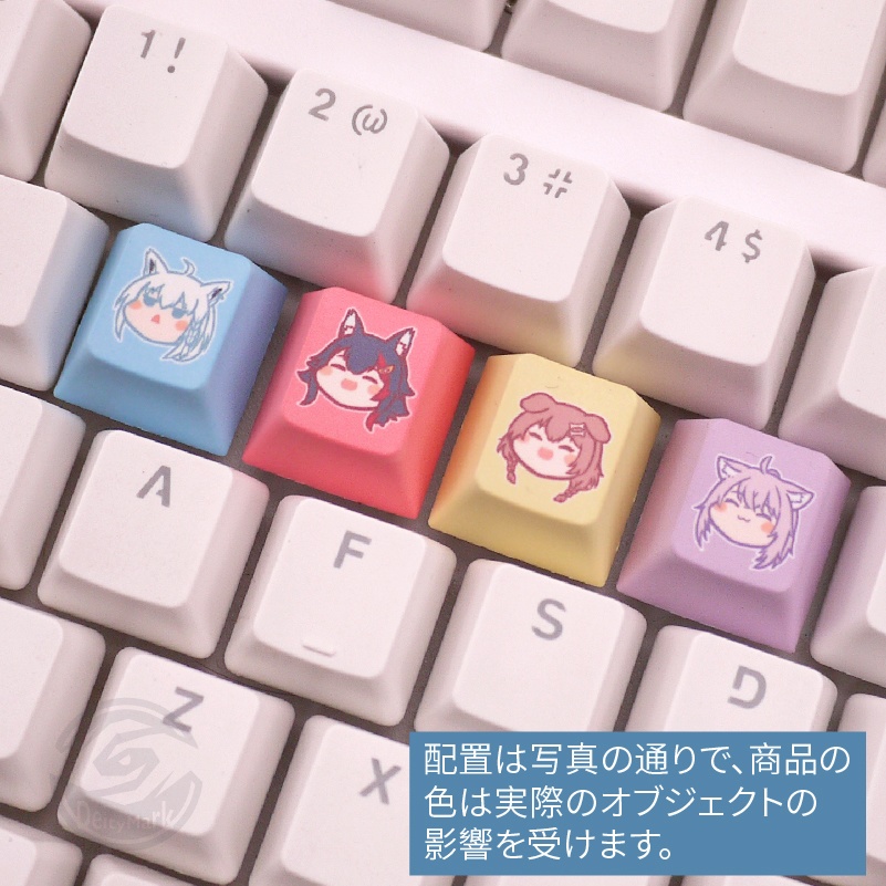 Deity Mark キーキャップ キーボード | Hololive Gen0-2 + Gamers【非公式】