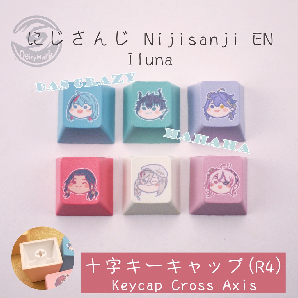 Deity Mark キーキャップ キーボード | 2434 にじさんじ Nijisanji EN4-6 【非公式】