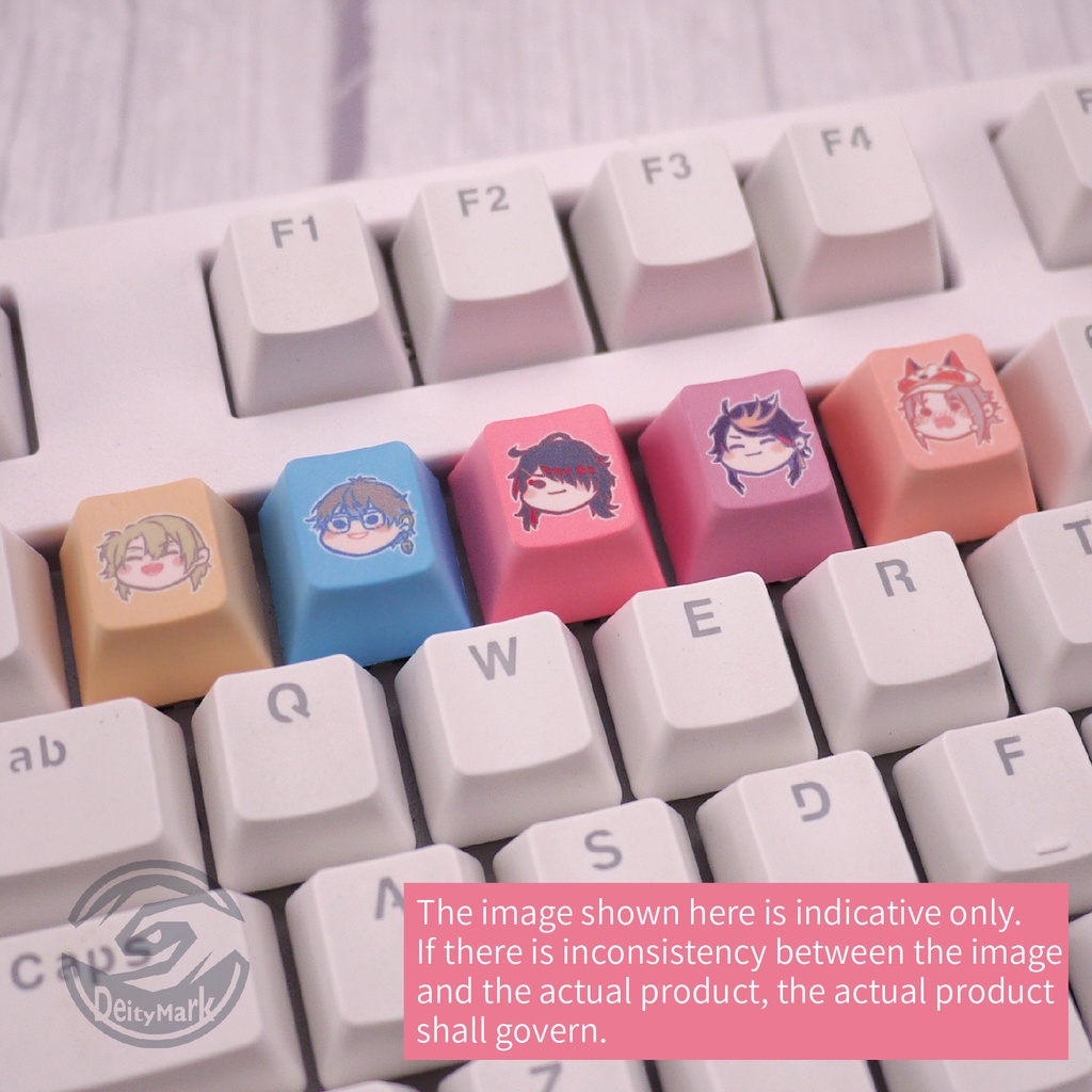 Deity Mark キーキャップ キーボード | 2434 にじさんじ Nijisanji EN4-6 【非公式】