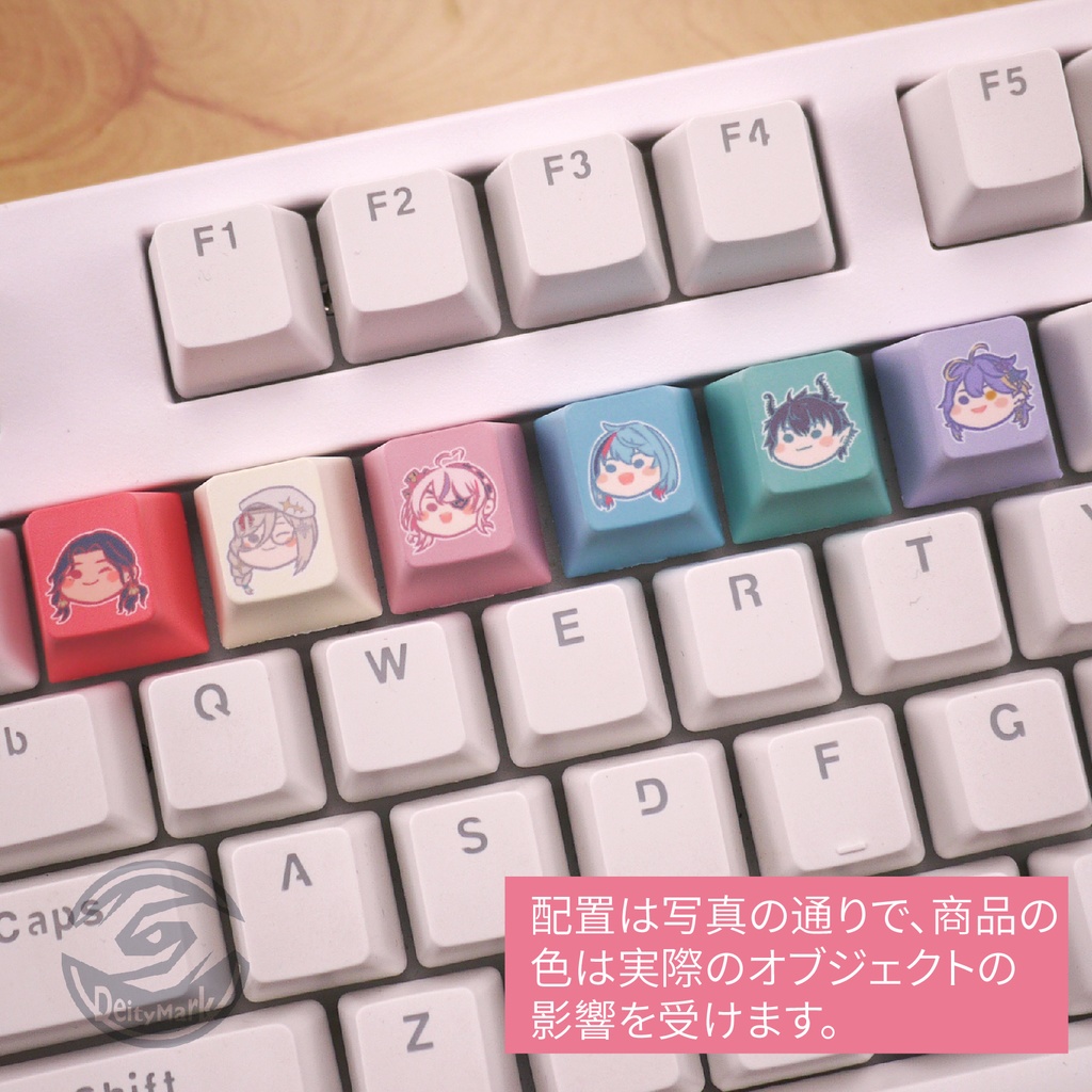 Deity Mark キーキャップ キーボード | 2434 にじさんじ Nijisanji EN4-6 【非公式】