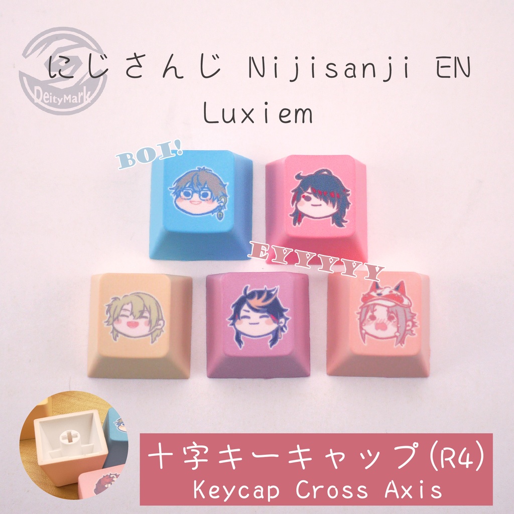 Deity Mark キーキャップ キーボード | 2434 にじさんじ Nijisanji EN4-6 【非公式】
