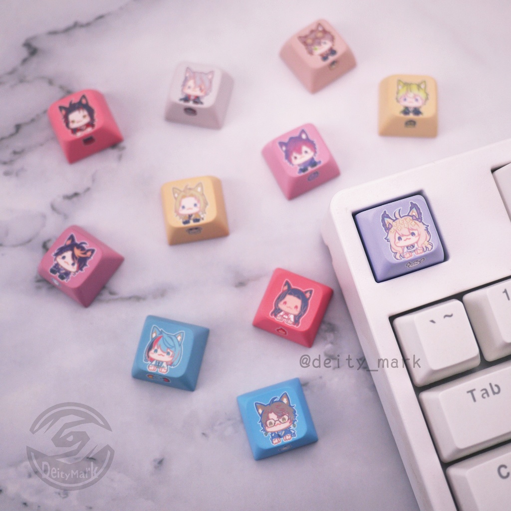 Deity Mark キーキャップ キーボード | 2434 にじさんじ Nijisanji EN MEOW 【非公式】