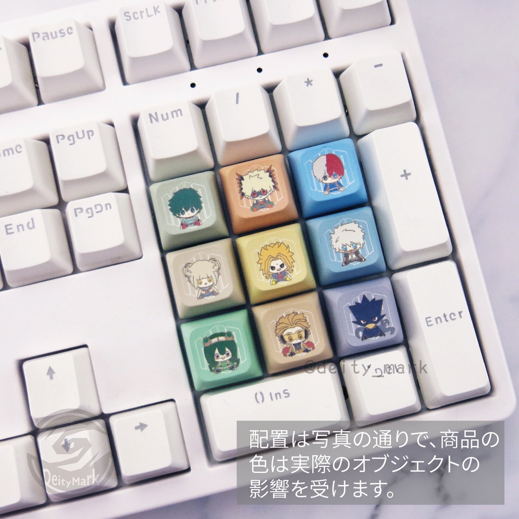 Deity Mark キーキャップ キーボード | 僕のヒーローアカデミア-全身【非公式】