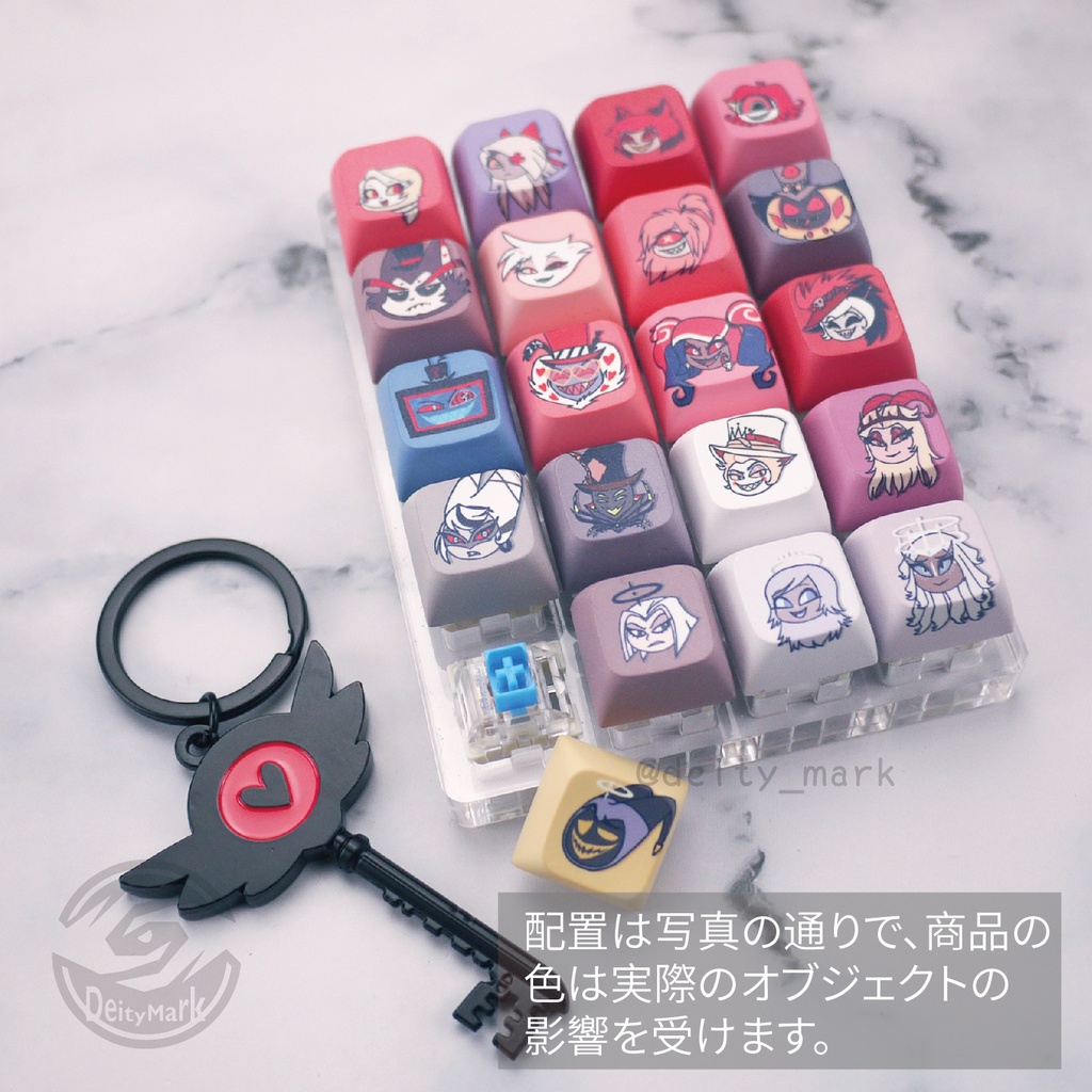 Deity Mark キーキャップ キーボード | 地獄旅館 Hazbin Hotel【非公式】