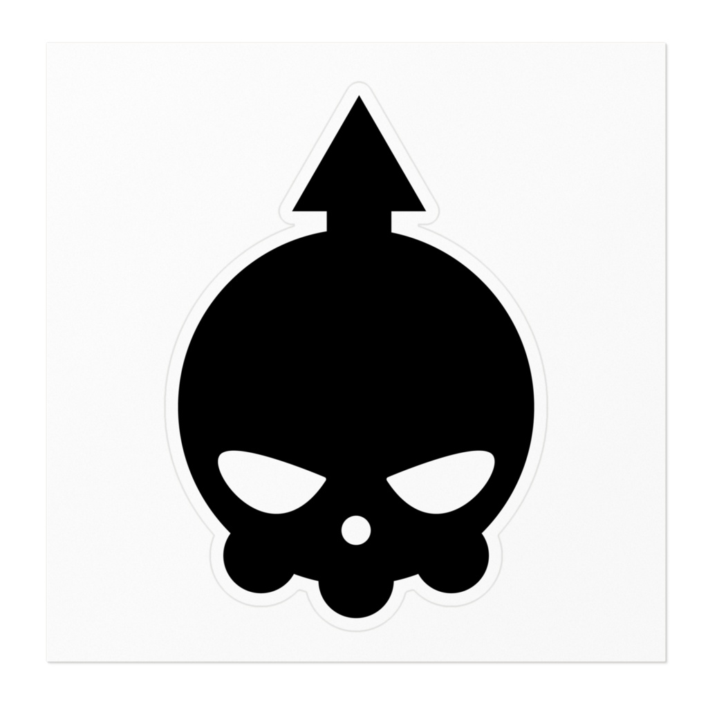 ドクロステッカー♂