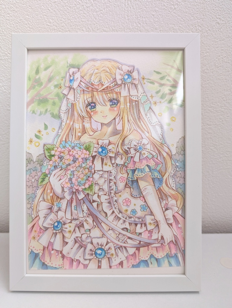 原画　6月の花嫁