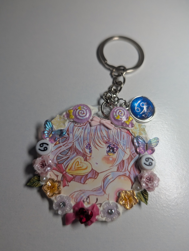 【原画+おまけキーホルダー】 深海のキャンサージャッジメント~蟹座姫の審判~ 星座