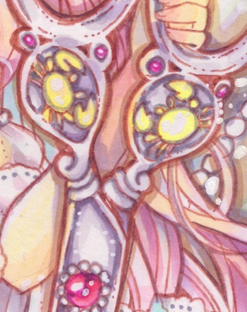 【原画+おまけキーホルダー】 深海のキャンサージャッジメント~蟹座姫の審判~ 星座