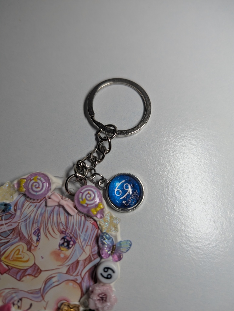 【原画+おまけキーホルダー】 深海のキャンサージャッジメント~蟹座姫の審判~ 星座
