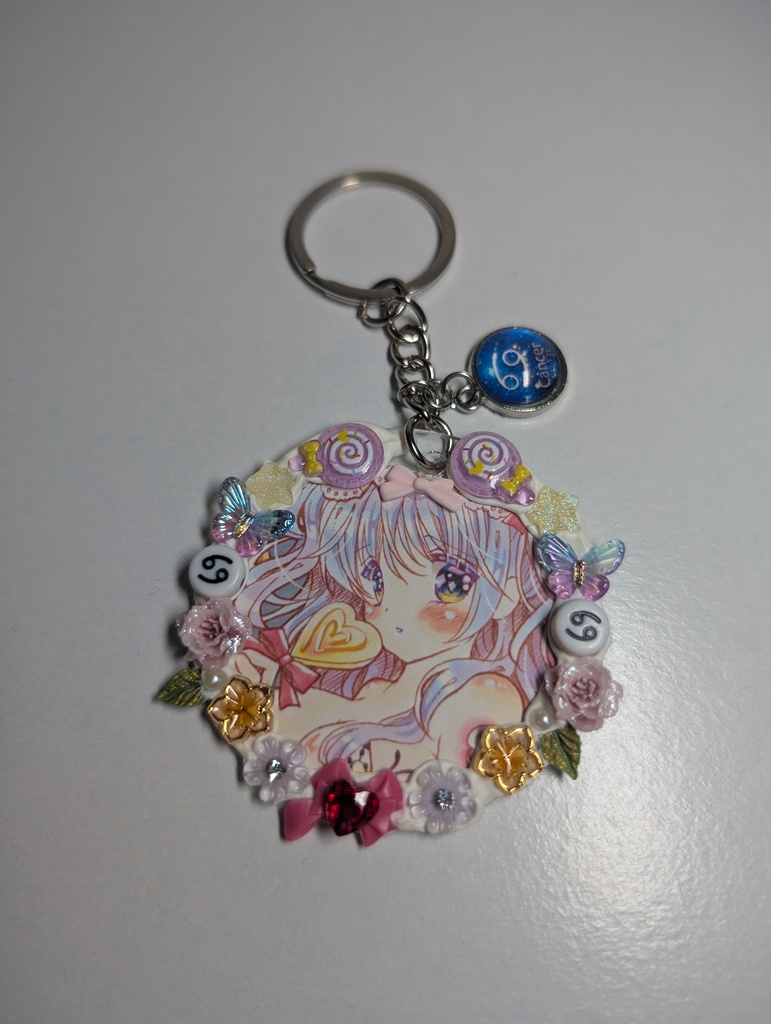 【原画+おまけキーホルダー】 深海のキャンサージャッジメント~蟹座姫の審判~ 星座