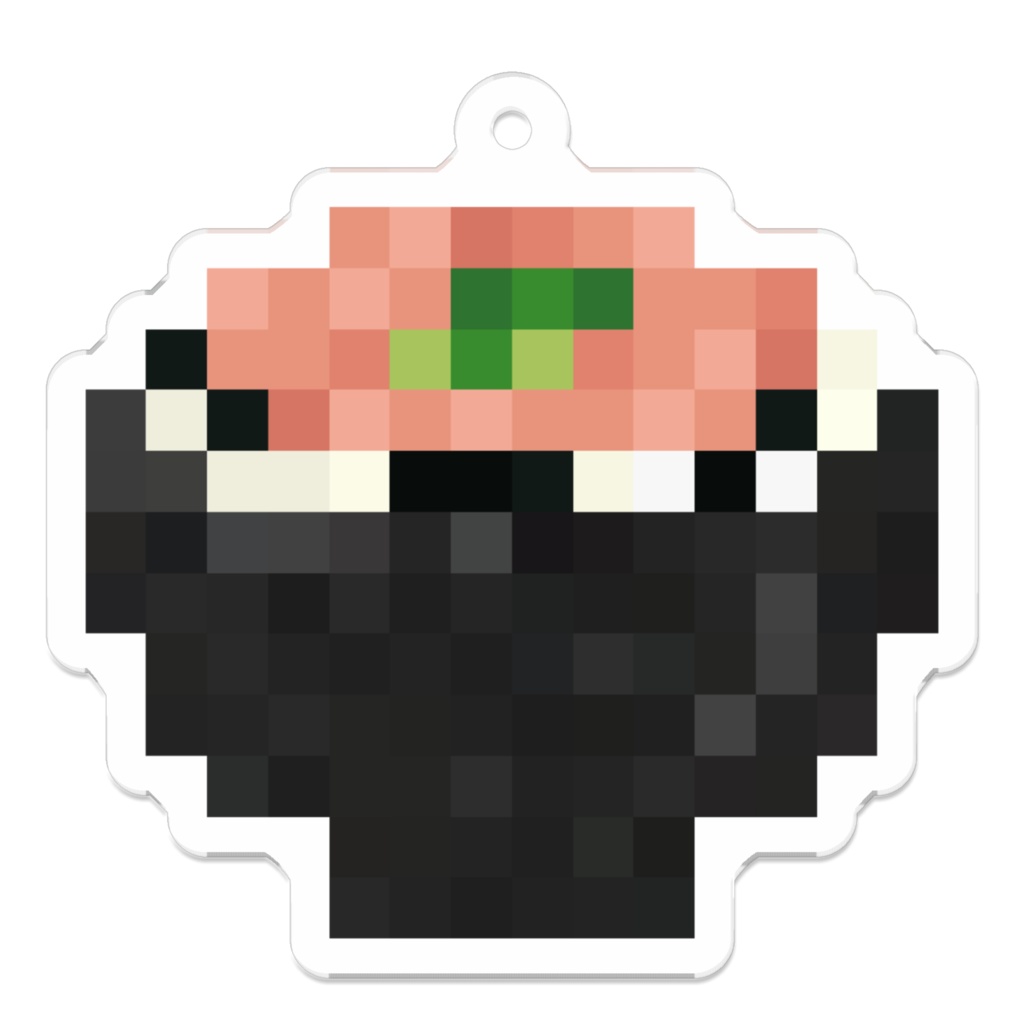 【漆MOD】アクリルキーホルダー(まぐろたたき丼)