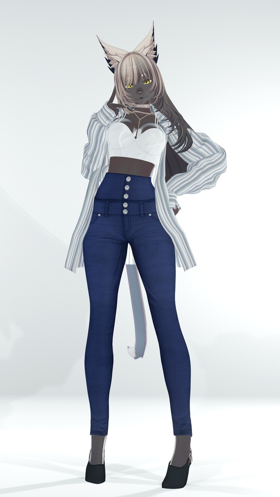 ケモノ改変用ヘッドパーツ「ミサト」