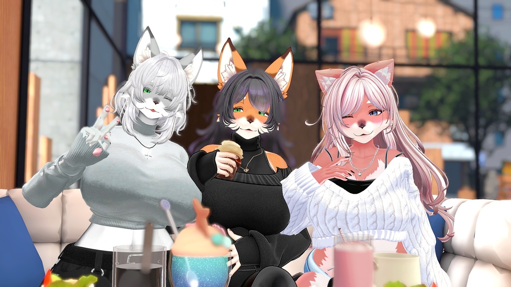 ケモノ改変用ヘッドパーツ「ミサト」