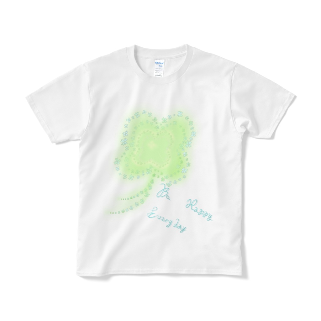 クローバー　Tシャツ　Be happy Every day