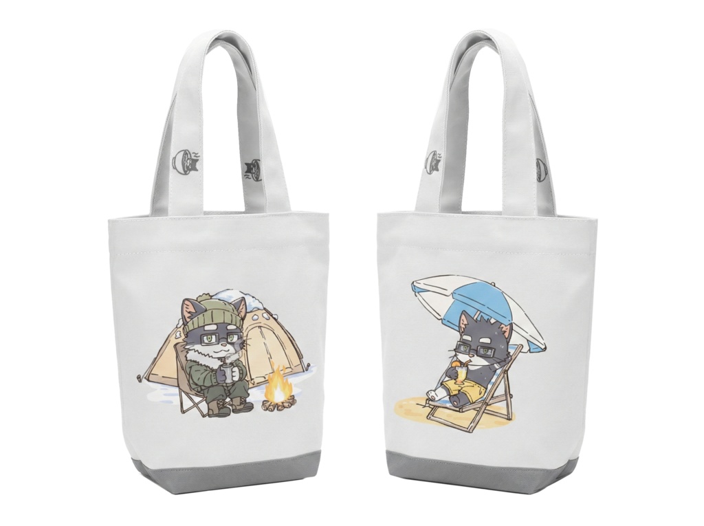 ハチワレ猫のドリンクカップホルダー