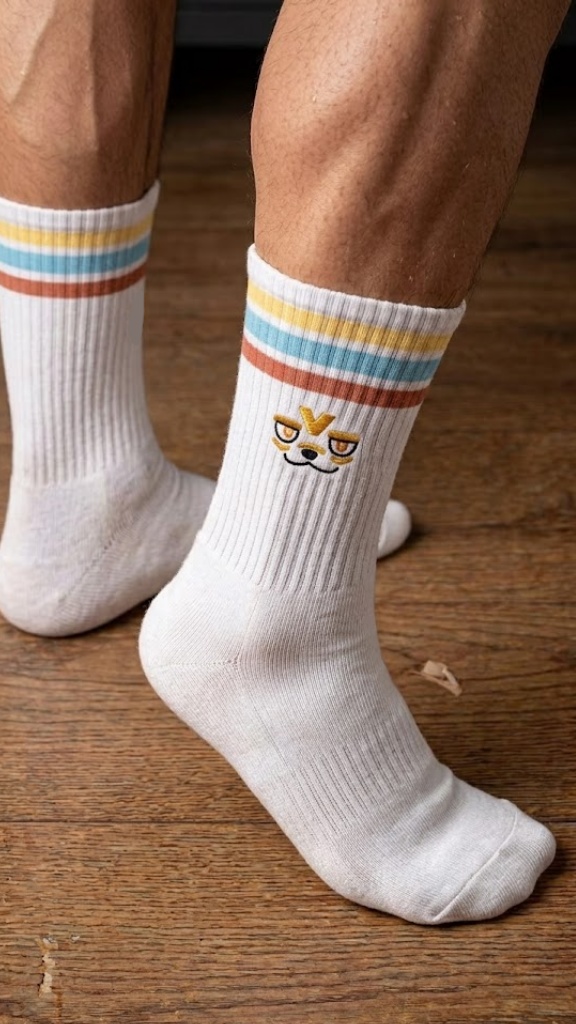 青くんテーマのソックス🧦
