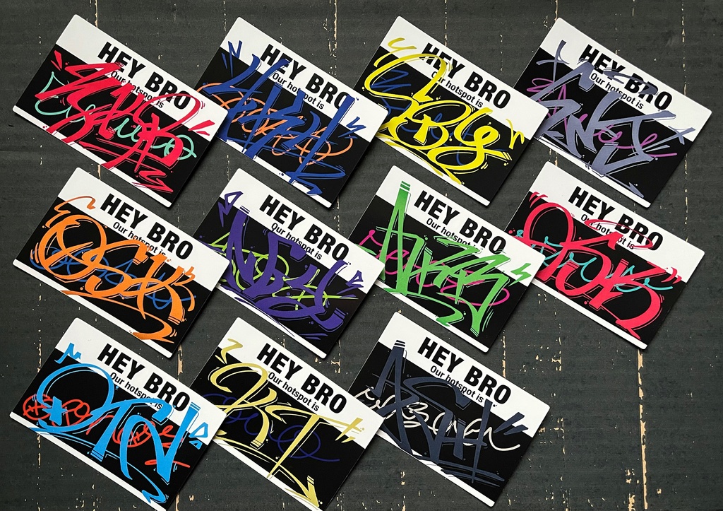 HEY BROステッカー