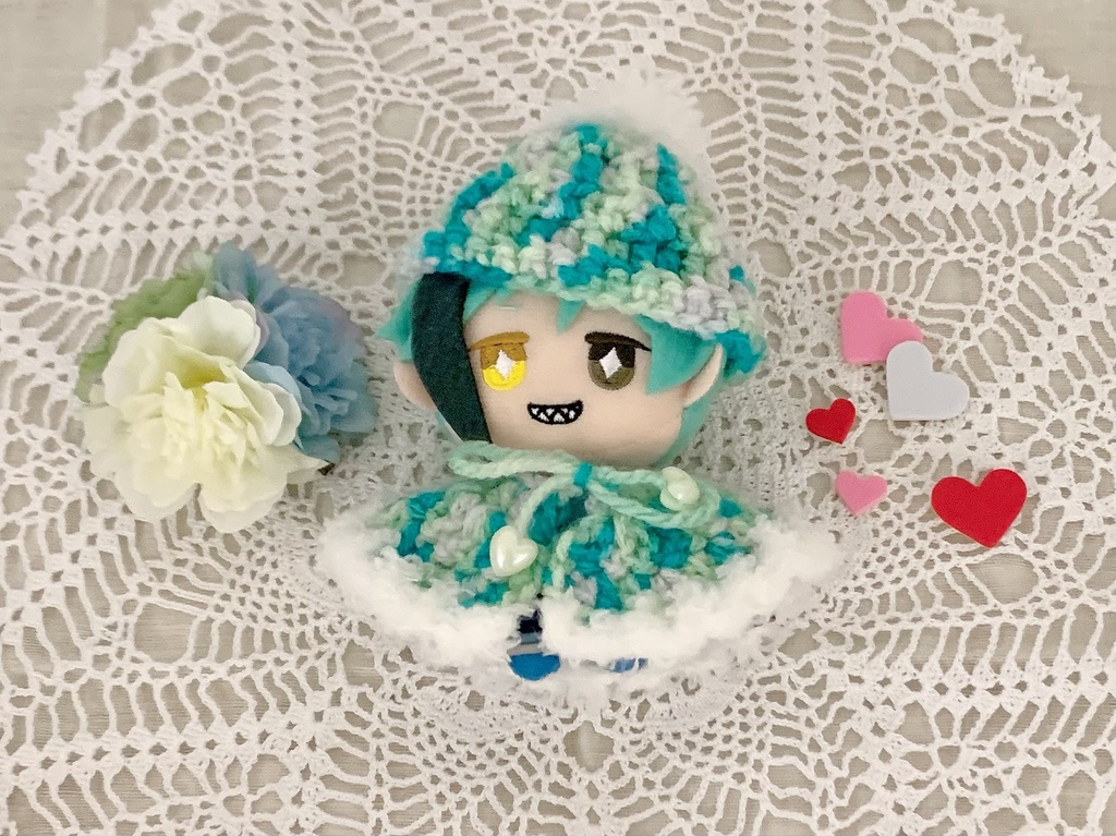 10 ぬいぐるみ用 ポンチョ帽子セット 送料込み Belly Rabbit Booth