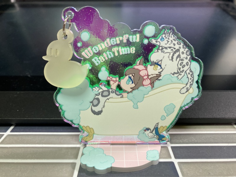 シルバーアッシュ×クーリエおふろアクリルスタンド