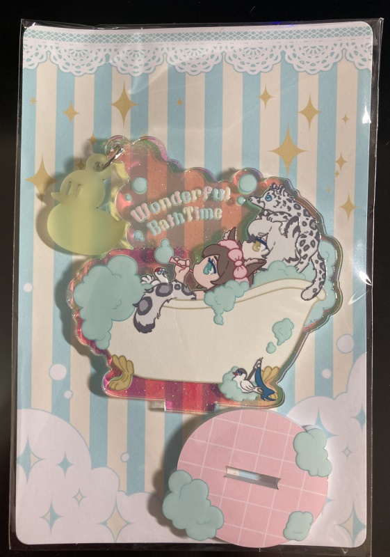 シルバーアッシュ×クーリエおふろアクリルスタンド