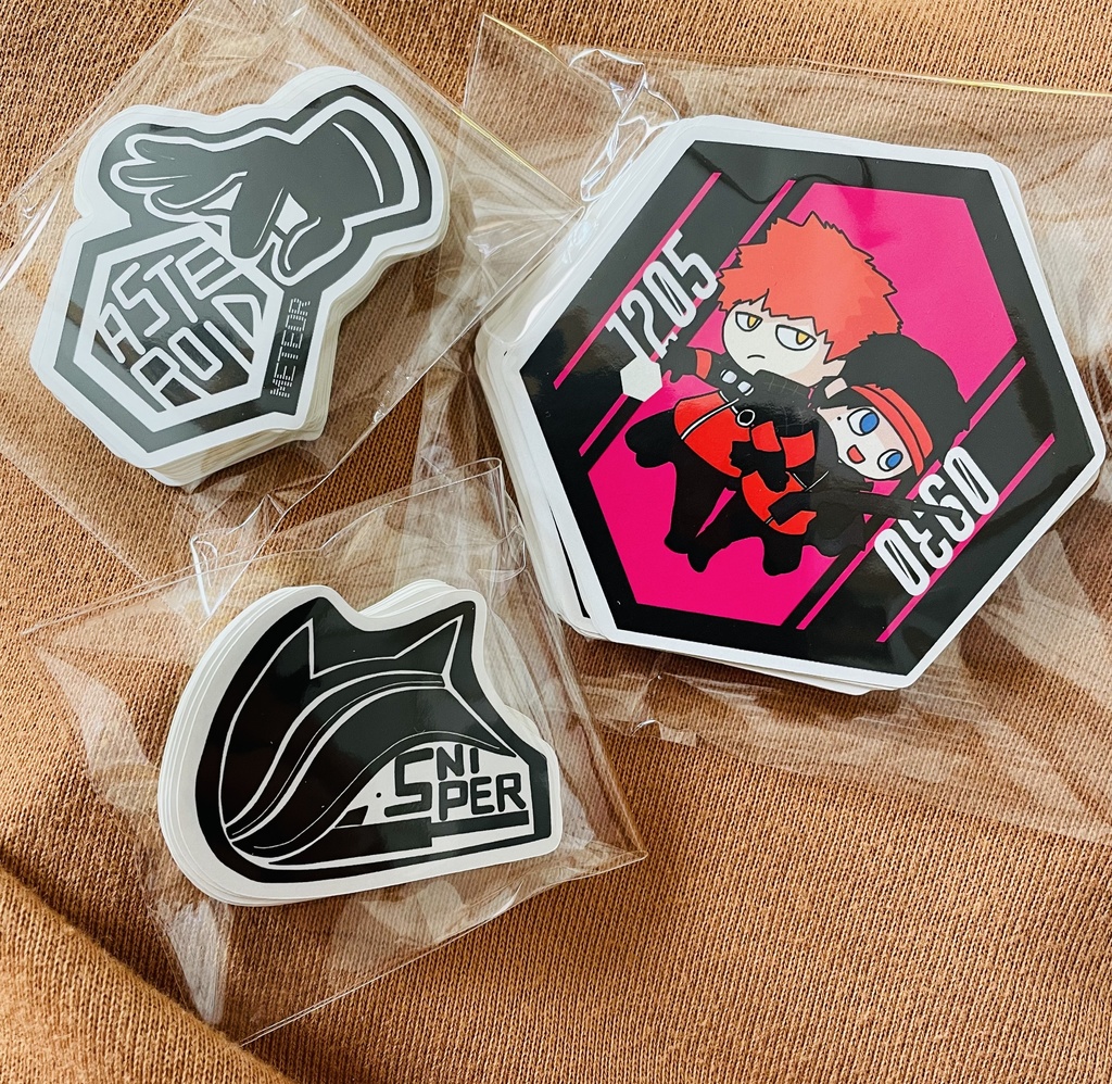 水隠岐ステッカー3枚セット