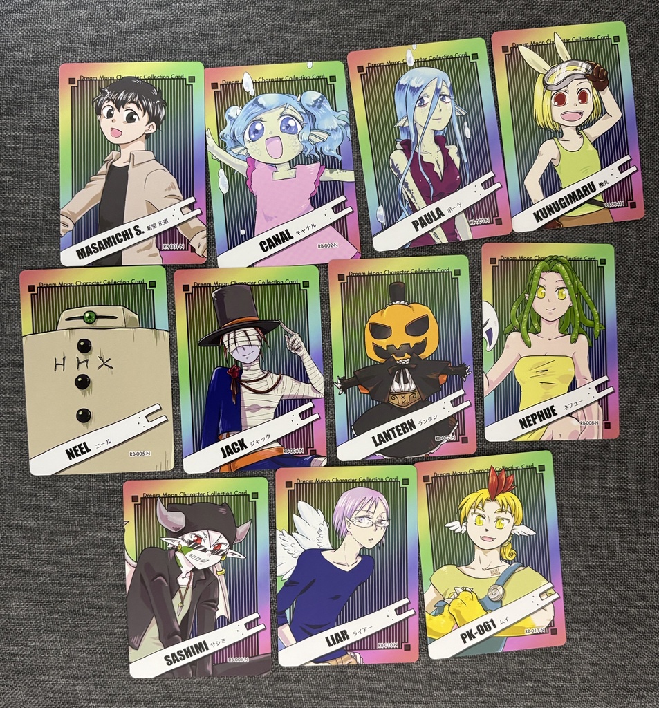 【キャラクターカード】虹色荘セット