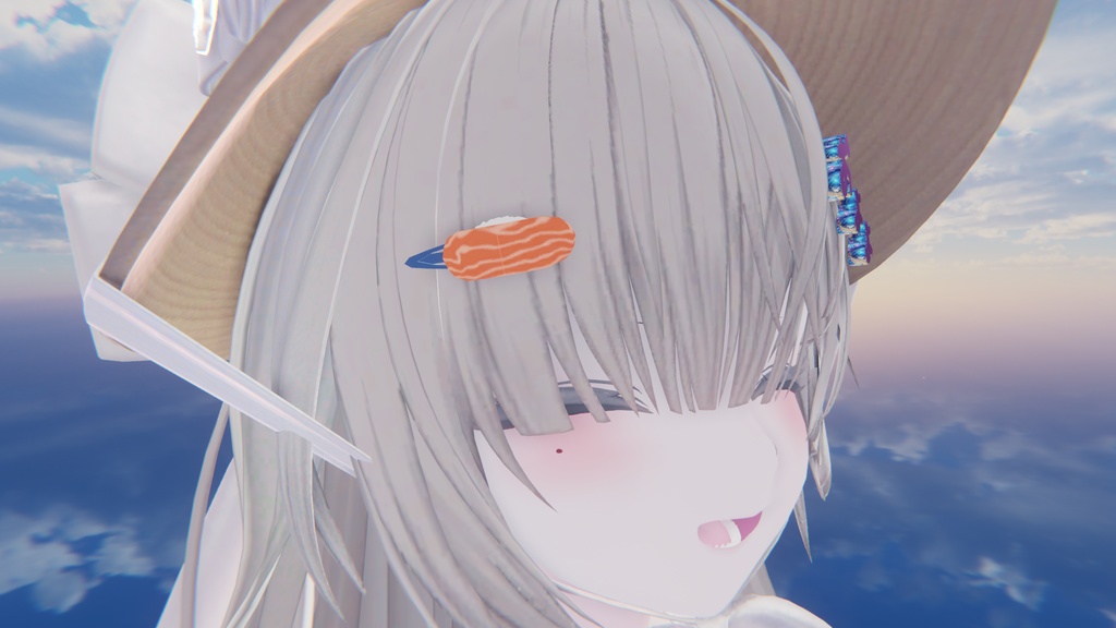 寿司ヘアピン、たまご味(サーモン追加)
