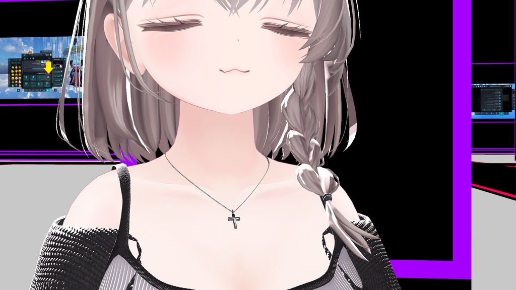 【無料】シンプル十字架ネックレス【海咲対応】