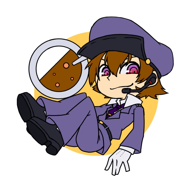 カレーニキアクリルキーホルダー(黄)