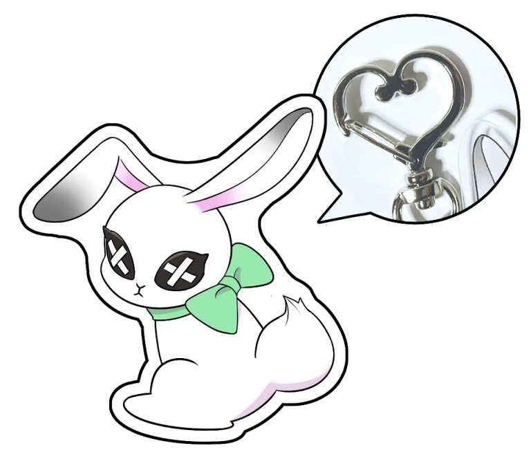 月うさぎアクキー