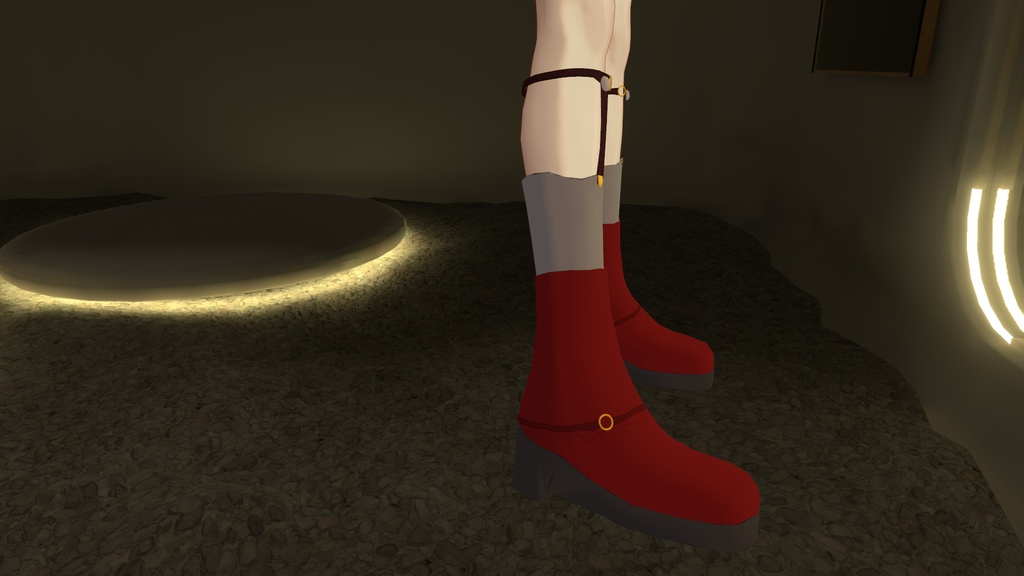 【マリシア対応】ガーターソックス&ブーツ