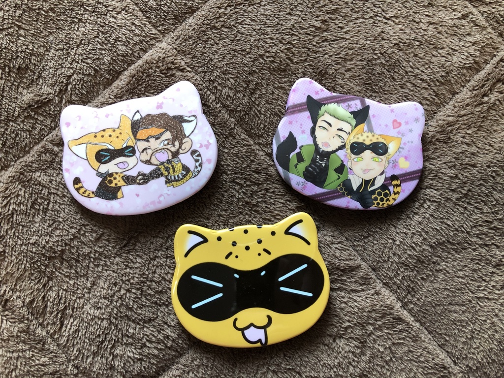 アニマル缶バッジ