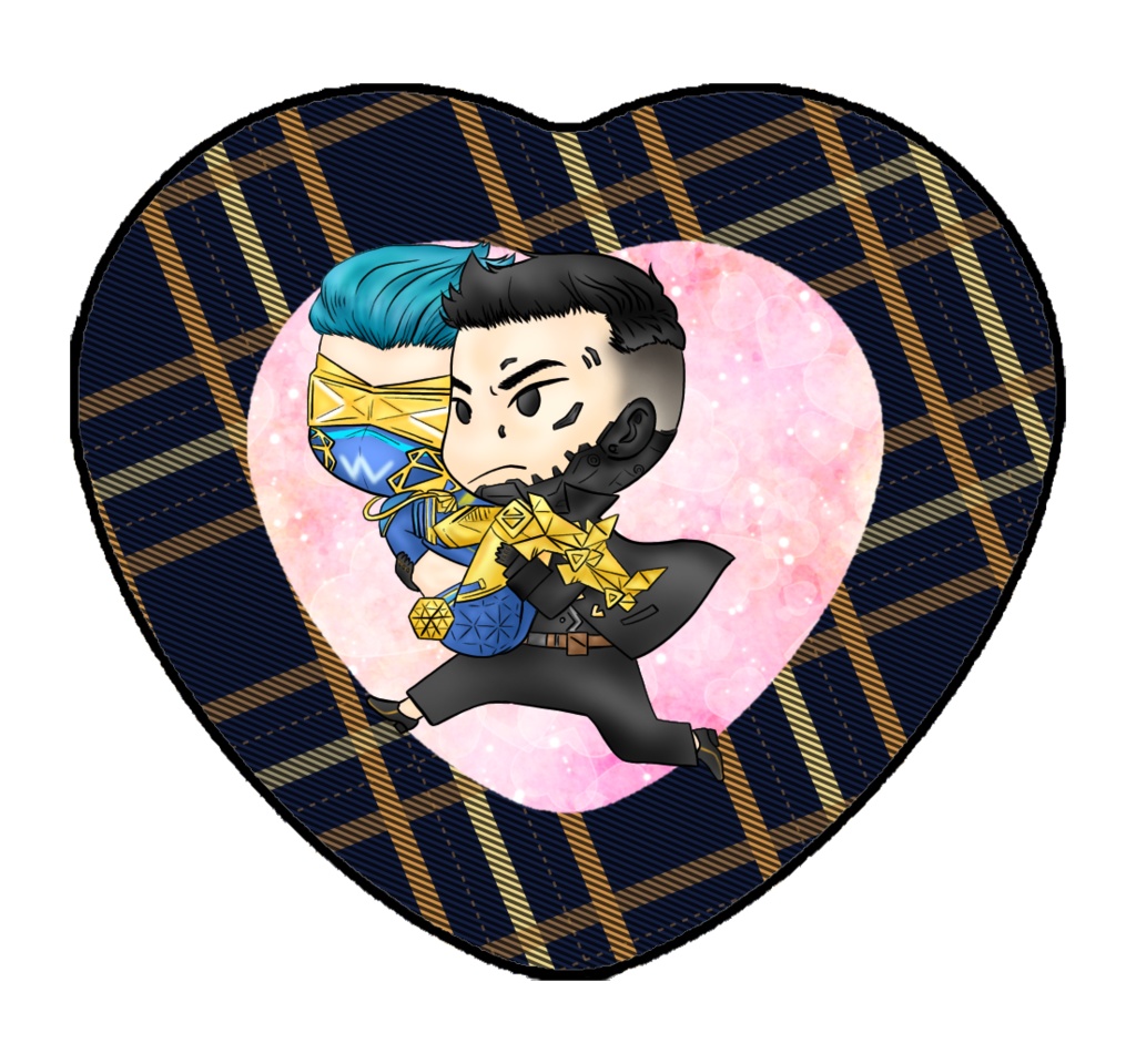 御曹司様抱っこ缶バッジ