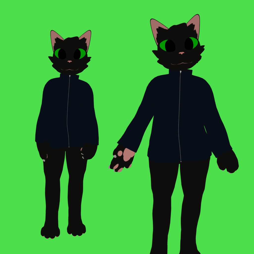 🐱 ★ Gabba ★ 🐱 (v1.0) A "Western Kemono" Cat Chibi Avatar & Base for VRChat