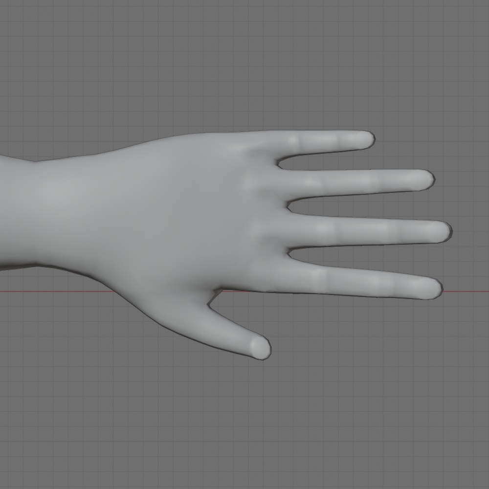 3d ①素体 ②頭③身体 男性型 タイプa