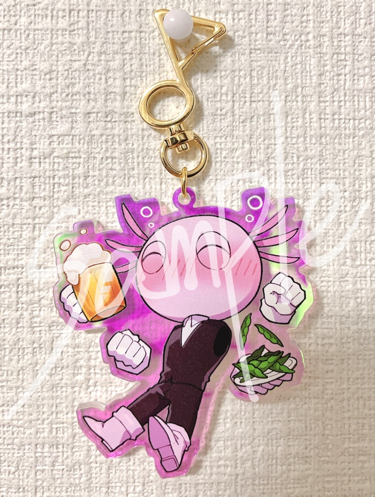 酔っぱらいkinitoのアクリルキーホルダー