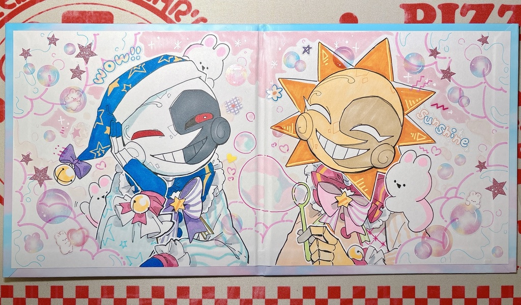 daycare attendantの色紙2種